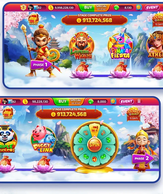Tournament slots free